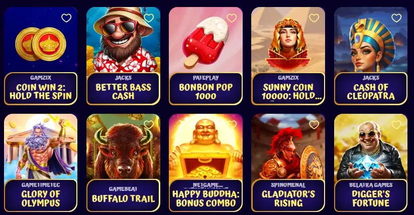 Die besten Cash Games bei SpinGranny