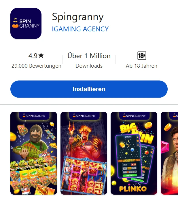 SpinGranny-App für iPhone