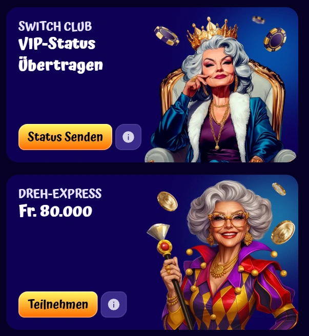 SpinGranny VIP-Aktion