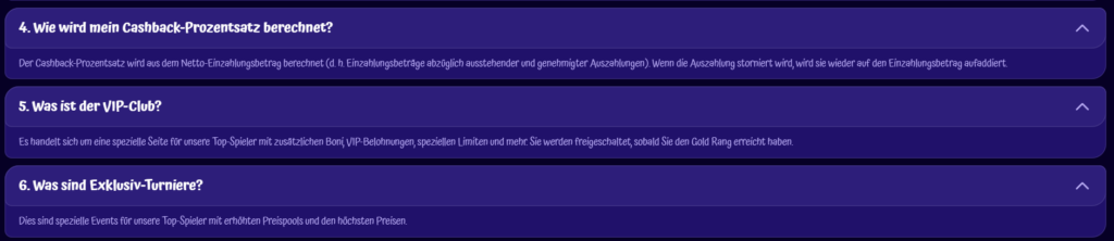 Wie funktioniert Cashback bei SpinGranny?