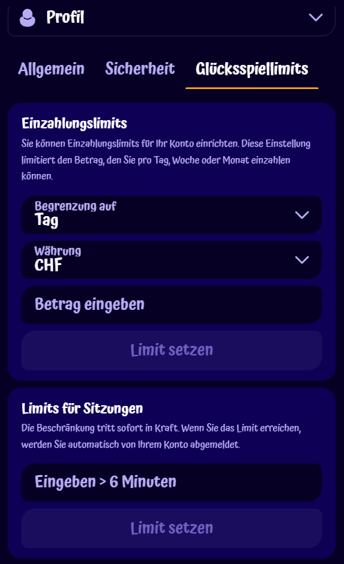 Wie man ein Konto bei SpinGranny einrichtet