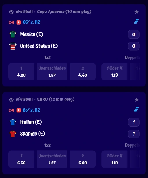 Fußballwetten-Tipps Mexiko gegen USA von SpinGranny