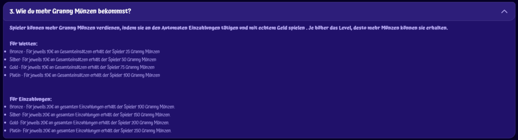 Wie Sie Ihren Loyalitätsgrad bei SpinGranny erhöhen können